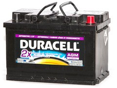Duracell AGM27DC (CCA 580 )аккумулятор гелевый, полярность прямая, 105 А·ч