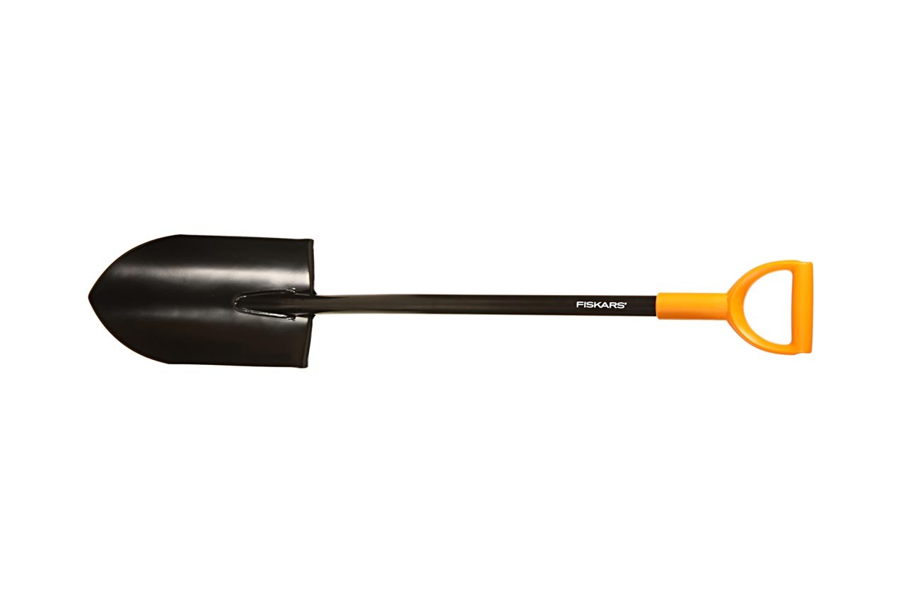 Fiskars 131921 лопата штыковая укороченная Solid