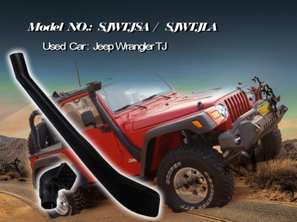 Шноркель SJWTJLA для Jeep Wrangler TJ 10/1999 - 10/2006 (бензин AMCI6 4.0л/I6)