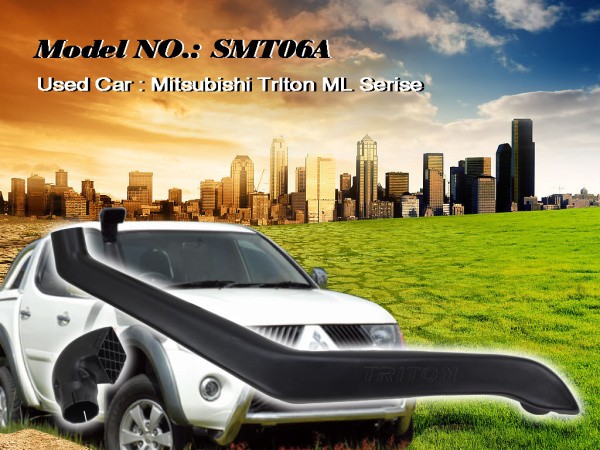Шноркель SMT06A для Mitsubishi Triton, Pajero Sport (Сhelenger) (дизель 4M41-T 3.2л-I4)