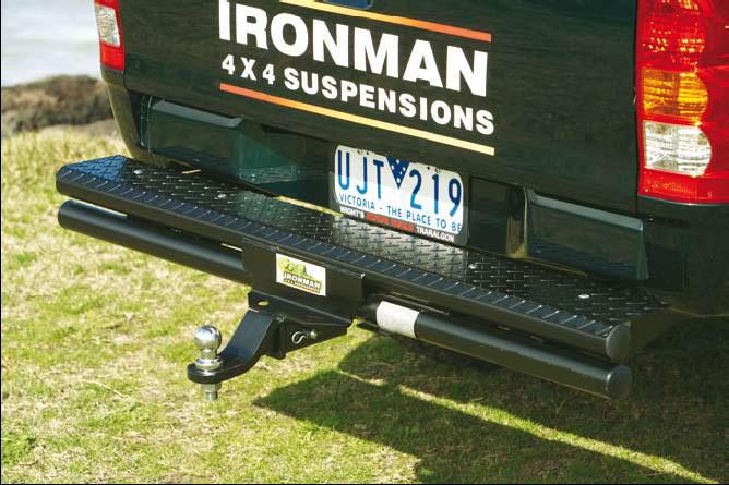 Бампер Ironman задний на Nissan Navara D40