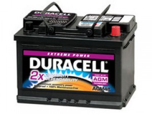 Duracell AGM48 аккумулятор гелевый, полярность обратная, 74 А·ч