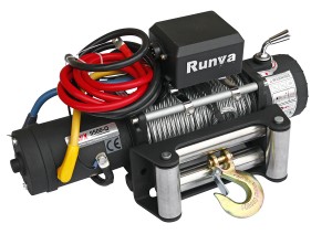 Runva 9500-Q EVO электрическая высокоскоростная лебедка 12V 4350 кг