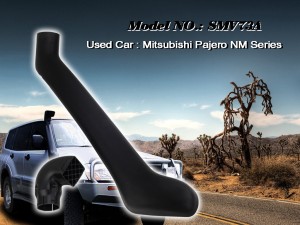 Шноркель SMV73A для Mitsubishi Pajero-3 NM v73 (бензин 6G74 3.5л-V6/дизель 4M41-T 3.2л-I4)