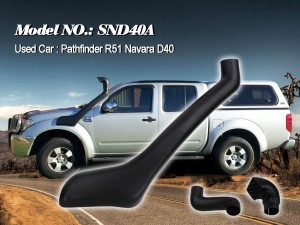 Шноркель SND40A для Nissan Pathfinder/Navara R51 (дизель YD25DDTi 2.5л-I4)