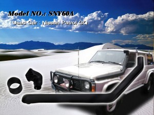 Шноркель SNY60A для Nissan Patrol/Safari Y60 (бензин TB42 4.2л-I6бензин/TB42E 4.2л-I6/бензин RB30 3.0л/дизель TD42 Vertical Pre-clearer 4.2л-I6)