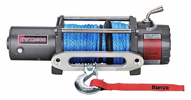 Runva EWX9500SR электрическая лебедка 12V 4350 кг (кевлар)