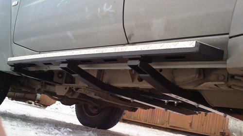 Ojeep 05.310.01 пороги силовые на Nissan Patrol Y61 5 дв. (2004-)