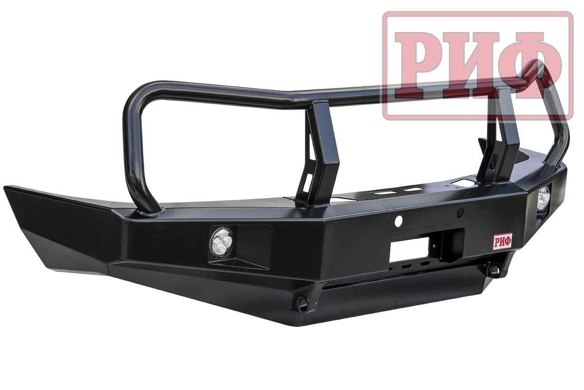 RIF100-10350-02 бампер передний Toyota Land Cruiser 100 2002+ с доп. фарами и защитной дугой