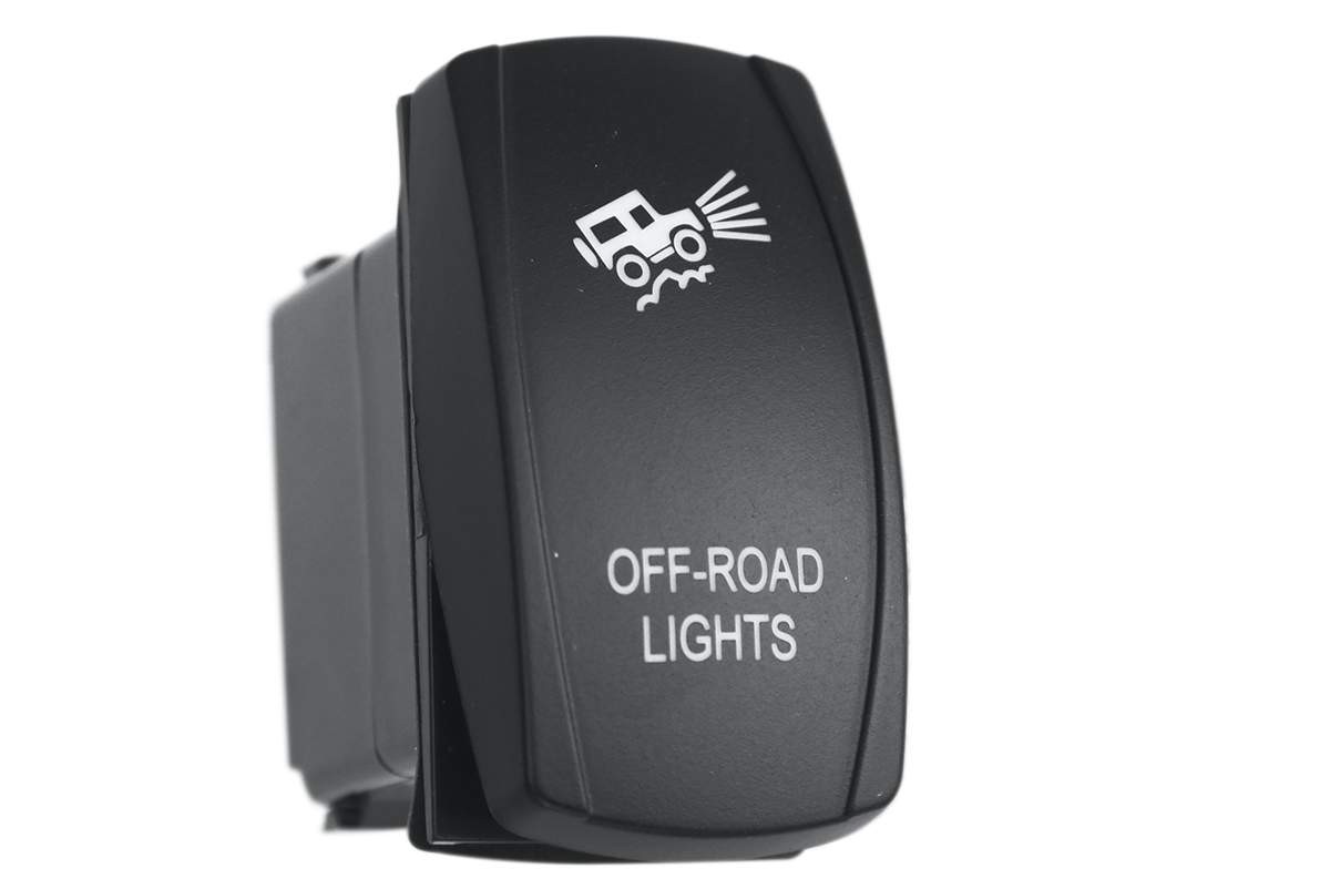 RIF22-1-1102400 переключатель ВКЛ/ВЫКЛ, белый, OFF-ROAD LIGHTS