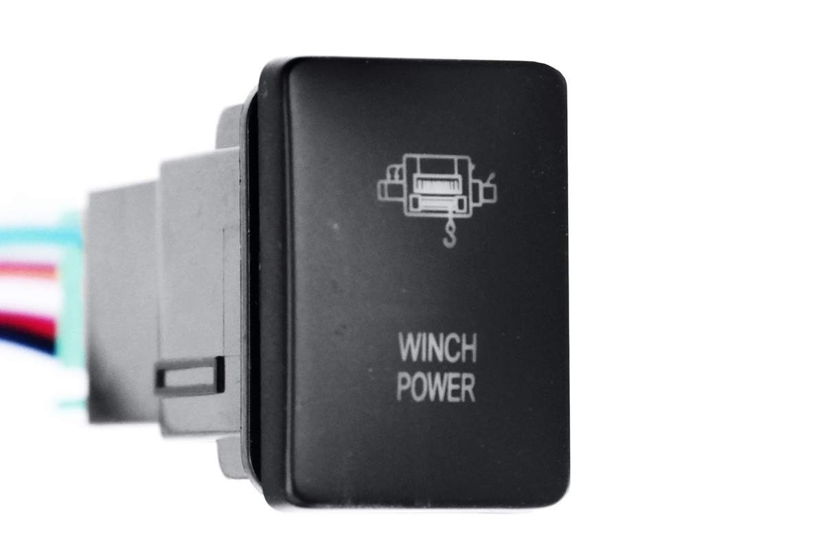 RIF22-1-1104504 кнопка ВКЛ/ВЫКЛ, белый, WINCH POWER TOYOTA 32x22