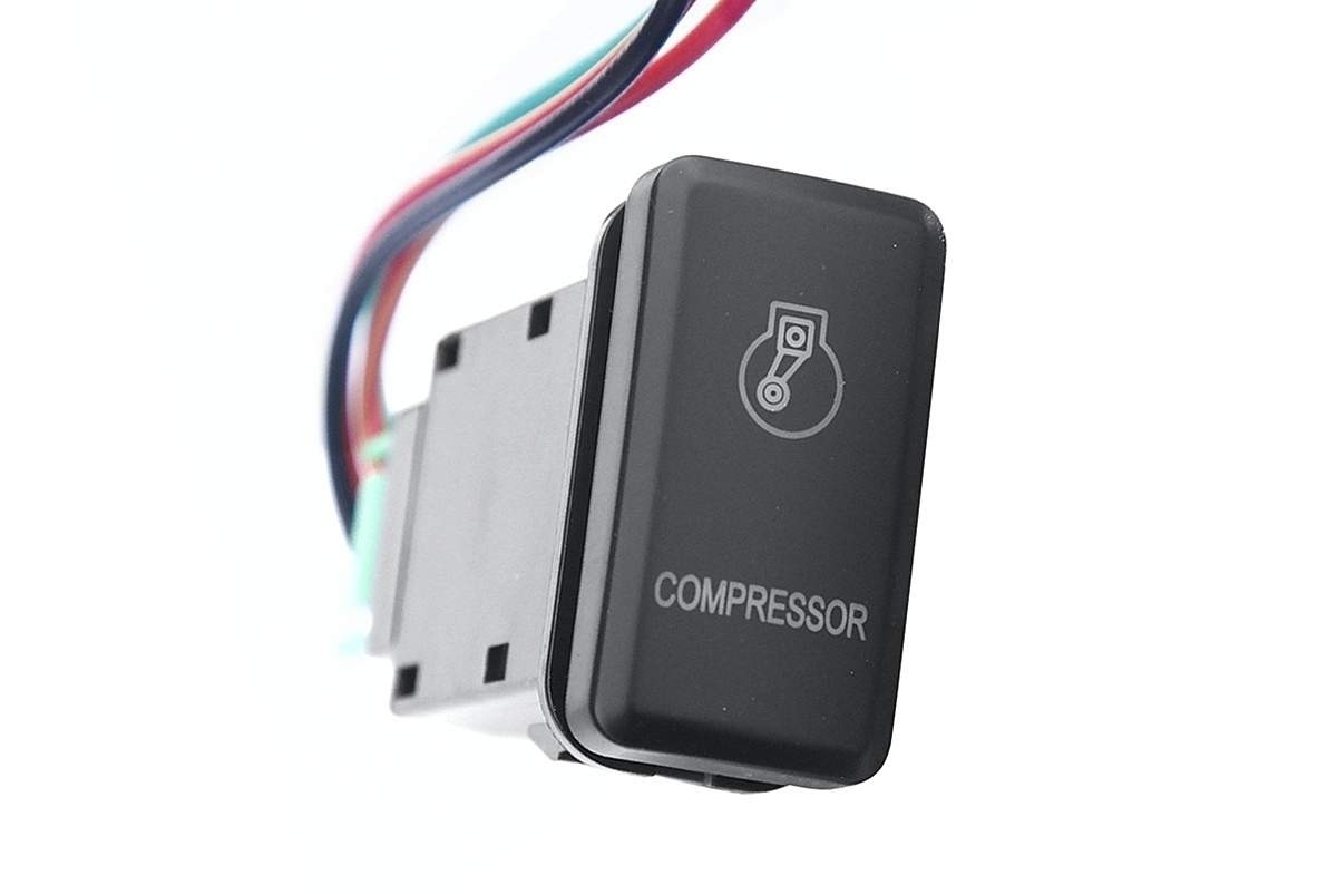RIF22-1-1104904 кнопка ВКЛ/ВЫКЛ, белый, COMPRESSOR TOYOTA 40x20