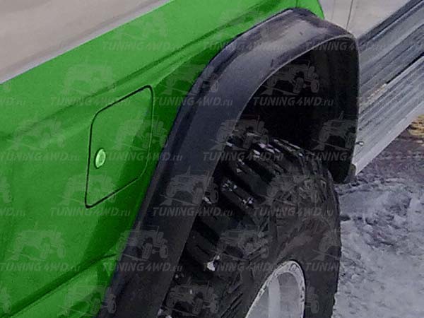 Tuning4WD расширители колесных арок (фендера) универсальные 40 мм