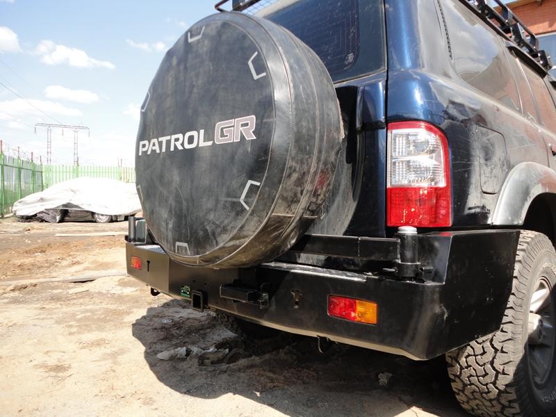 АнВиР силовой задний бампер с калиткой Nissan Patrol Y61