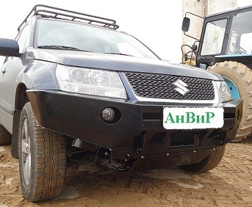 АнВиР силовой передний бампер Suzuki Grand Vitara New