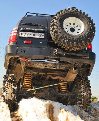 АнВиР силовой задний бампер Toyota Land Cruiser 105