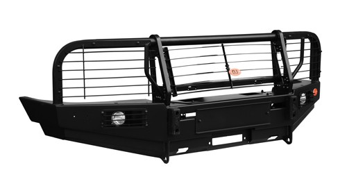 OJeep 02.210.03 передний силовой бампер с площадкой лебёдки на Toyota Land Cruiser 100