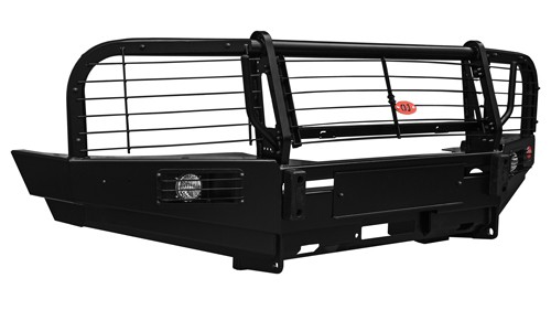 OJeep 02.208.03 передний силовой бампер с площадкой лебёдки на Toyota Land Cruiser 105