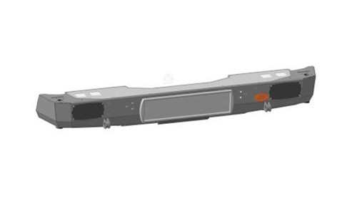 Ojeep 03.130.01 задний силовой бампер на Toyota Hilux (2011-)