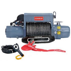 Электрическая лебедка ComeUp DV-9si, 24V, 4т (с термодатчиком и синт. тросом)