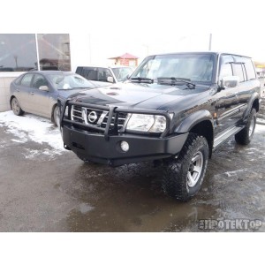 Сафари 4х4 силовой передний бампер на Nissan Patrol (Safari) Y61