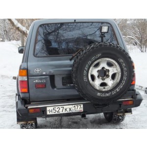 АнВиР силовой задний бампер Toyota Land Cruiser 80