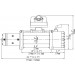 Runva 9500-Q EVO электрическая высокоскоростная лебедка 12V 4350 кг